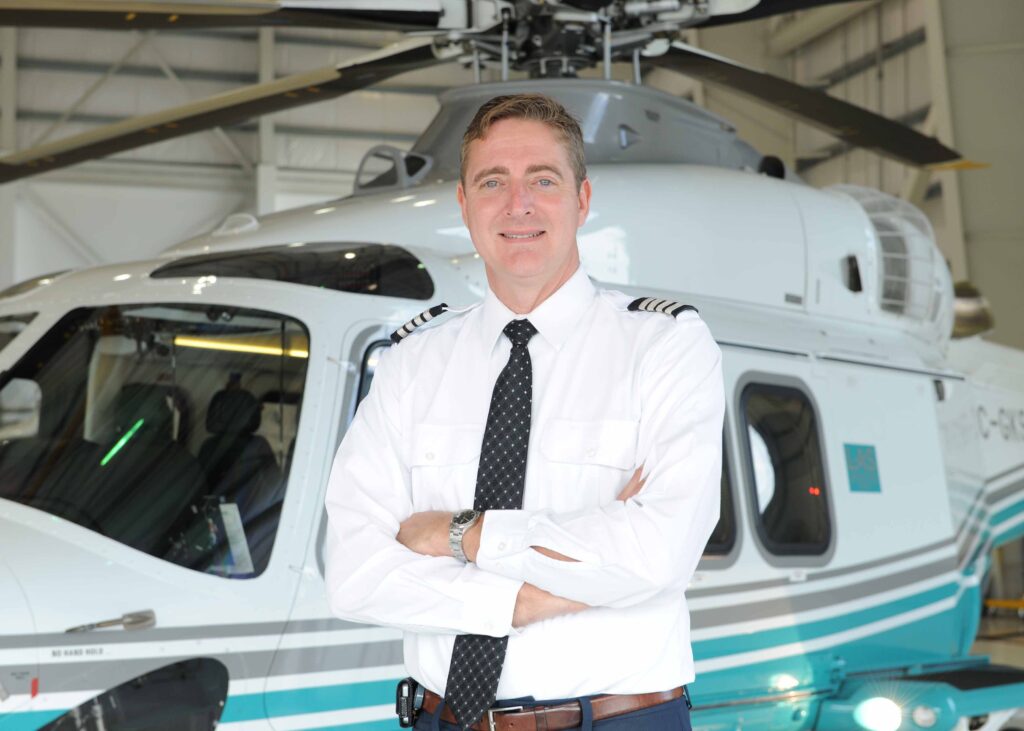 Helicopter charter pilot